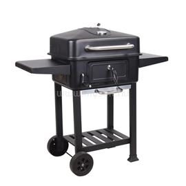 TOO BG-200B fekete BBQ faszenes grillkocsi két oldalsó asztallal BG-200B small