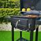 TOO BG-200B fekete BBQ faszenes grillkocsi két oldalsó asztallal BG-200B small