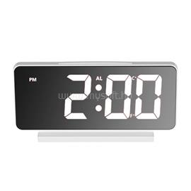 TOO DC-222-W hőmérséklet kijelzéssel, ébresztő funkcióval fehér digitális óra TOO_DC-222-W small