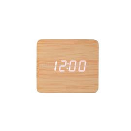 TOO DC-320LBN-Qi világosbarna digitális óra vezeték nélküli töltővel DC-320LBN-QI small