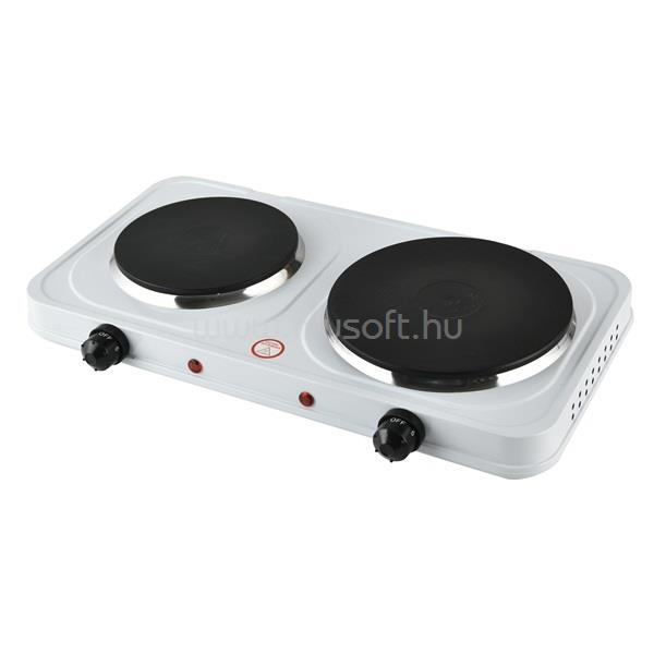 TOO DHP-300WH-1000+1500W dupla elektromos főzőlap (fehér)