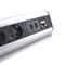 TOO DPS-114-3S IP20, 3x 2P+F, 2x USB-A, RJ45, HDMI, ezüst asztalra rögzíthető elosztó DPS-114-3S small