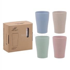 TOO KT-107 5db-os vegyes színekben 300ml búzaszalma műanyag pohár KT-107 small