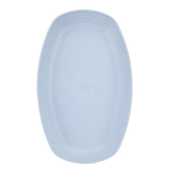 TOO KT-125 4db-os vegyes színekben búzaszalma műanyag tányér szett, 18×29.5cm