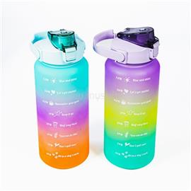 TOO KT-397 2000ml-es színátmenetes motivációs kulacs idézetekkel és időskálával KT-397 small