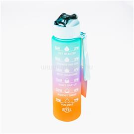 TOO KT-398 900ml-es színátmenetes motivációs kulacs idézetekkel és időskálával KT-398 small