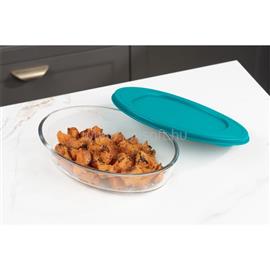 TOO KT-97 üveg 700 ml-es sütőbe helyezhető ovális ételtároló műanyag tetővel KT-97 small