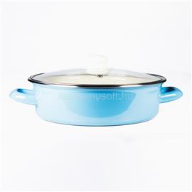 TOO LINE BLUE LOW 3,2 literes, 24cm átmérő, 7,5cm magasságú alacsony lábas (fazék) üveg fedővel TOO_R_467124 small