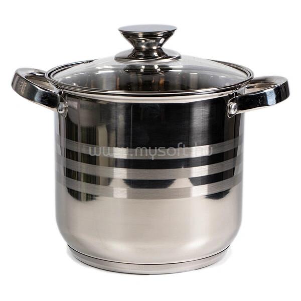 TOO LP-7171-4L prémium rozsdamentes edény  4,3 liter fazék/lábas+fedő 18 x 17cm