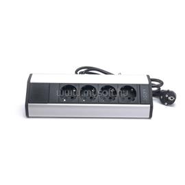 TOO PPS-316-4S IP20, 4x 2P+F, ezüst asztalra rögzíthető elosztó VPS-316-4S small