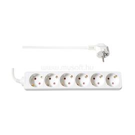 TOO PSW-615 6 aljzat 1.5 méter 3x1.0mm2 fehér elosztó PSW-615 small
