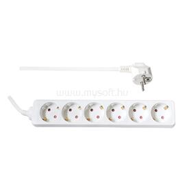 TOO PSW-630 6 aljzat 3 méter 3x1.5mm2 elosztó (fehér) PSW-630 small