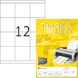 TOPSTICK 70x67,7mm szegéllyel 100 ív 1200 db-os etikett P1061-0328 small