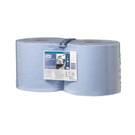 TORK Ipari törlő 2 rétegű tekercses nagyteljesítményű kombi 255 m/tek 2 tek/karton W1/W2 Advanced Tork_130052 kék TORK_50053 small