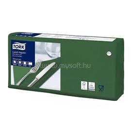 TORK Szalvéta 2 rétegű 1/4 hajtás lapméret: 32,8 x 32,5 cm 200 lap/csomag Lunch Tork_477214 sötétzöld TORK_50811 small