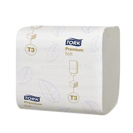 TORK Toalettpapír 2 rétegű hajtogatott 100% cellulóz 252 lap/csomag 30 csomag/karton T3 Soft Folded Tork_114273 hófehér TORK_49628 small