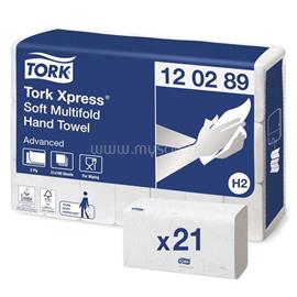 TORK Xpress 21 db-os H2 advan.fehér soft multifold kéztörlő TORK_KTZTXMA1802R-TT small