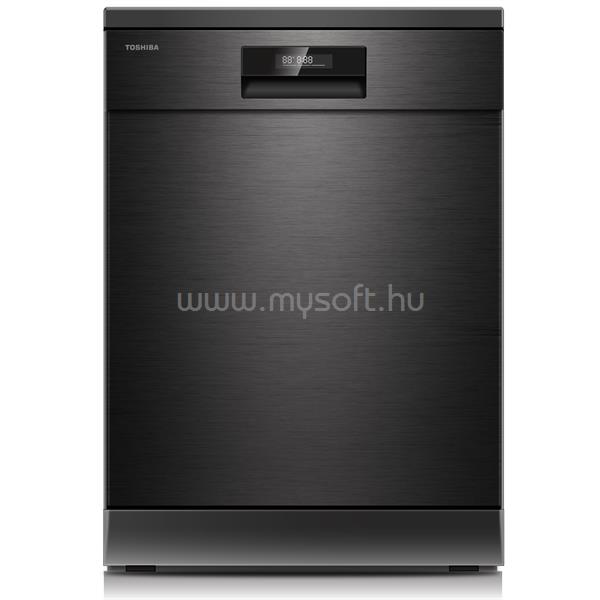 TOSHIBA DW-14F4EE(BS) 14 terítékes fekete mosogatógép