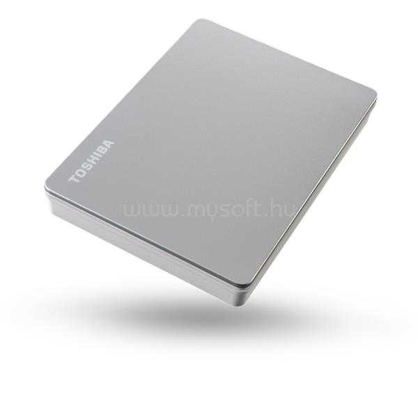 TOSHIBA HDD 2TB 2.5" USB3.2 Gen 1. (USB-A, USB Type-C) Canvio Flex (Ezüst)