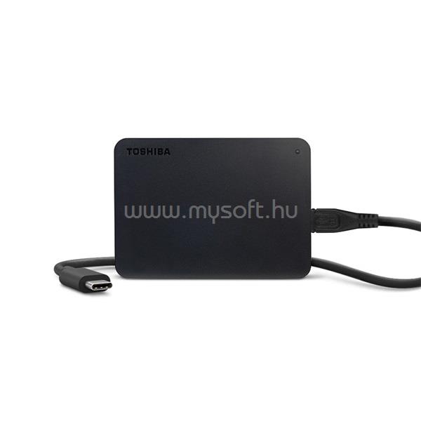 TOSHIBA HDD 4TB 2.5" USB Type C 3.2 Gen. 1 Canvio Basics (Fekete)