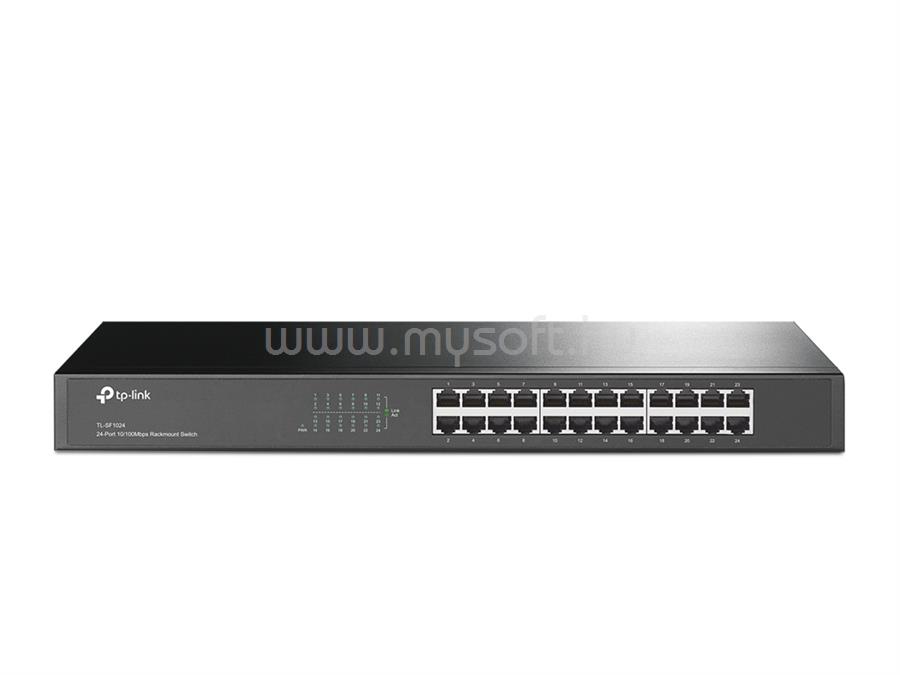 TP-LINK 24 portos 10/100 Mb/s Rackbe szerelhető Switch