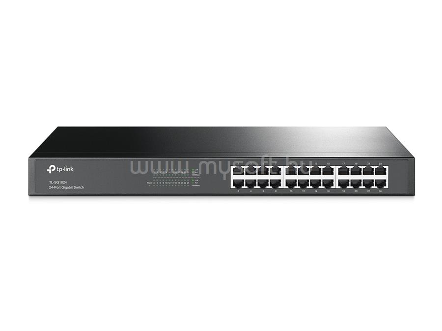 TP-LINK 24 portos Gigabites Rackbe szerelhető Switch