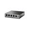 TP-LINK 5-Portos Gigabites Asztali Switch 4 PoE porttal TL-SG1005P small