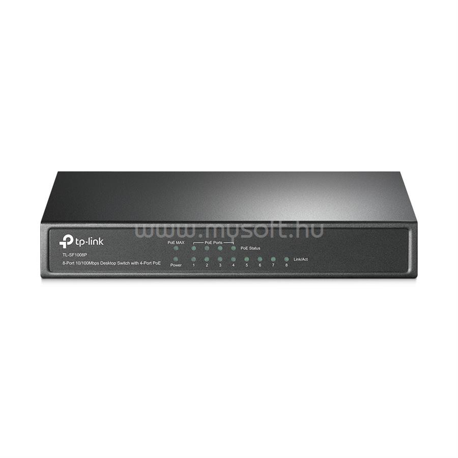 TP-LINK 8 portos 10/100 Mb/s Asztali Switch 4 PoE porttal