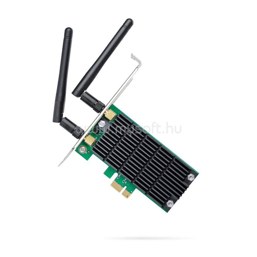 TP-LINK Archer T4E hálózati adapter WiFi AC1200 (PCI-E; 300Mbps 2.4Ghz + 867Mbps 5Ghz; Antenna)