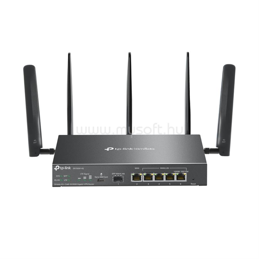 TP-LINK ER706W-4G Omada AX3000 Gigabit VPN Router