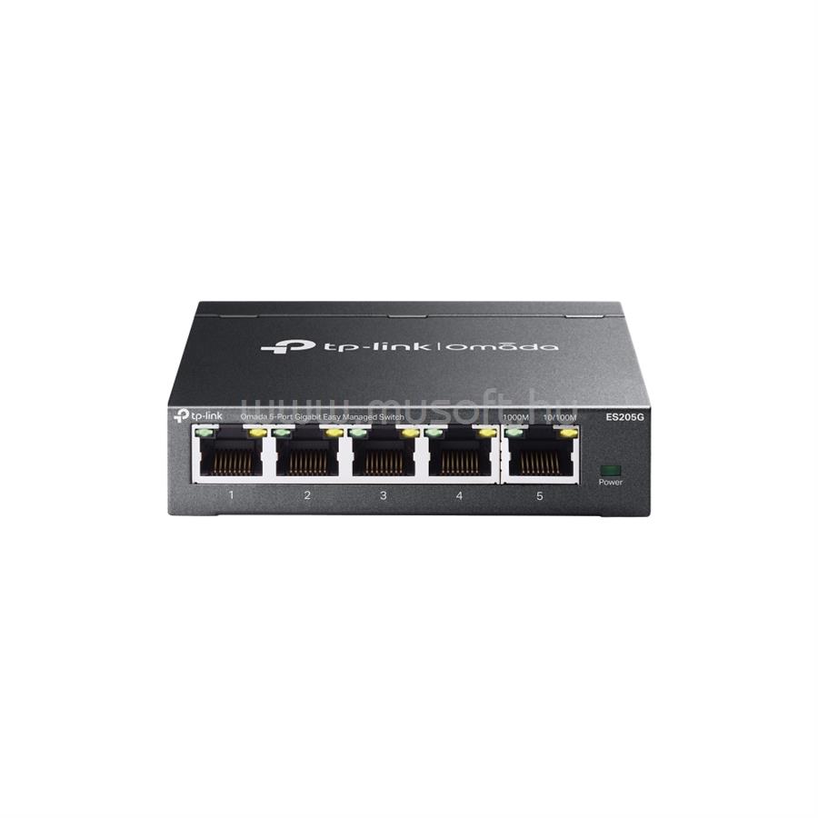TP-LINK ES205G Switch 5x1000Mbps fémházas Easy Smart (Omada)