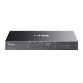 TP-LINK ES210GP Switch menedzselhető PoE (Omada; 9x 1Gbps; 8x af/at PoE+ port; 1x SFP/RJ45 combo port; 63W) ES210GP small