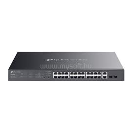 TP-LINK Switch 26x1000Mbps (24xPOE+) +2xGigabit SFP kombó Fémházas Easy Smart (Omada), ES228GMP ES228GMP small