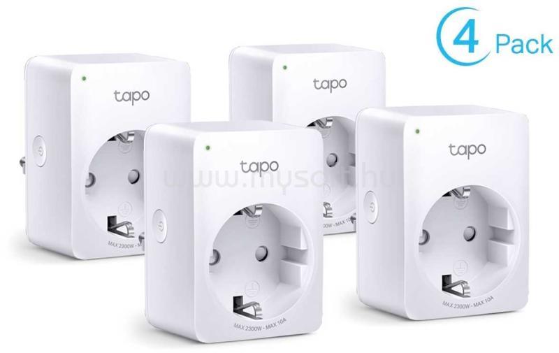 TP-LINK Tapo P100 Wi-Fi okos dugalj (4-PACK)