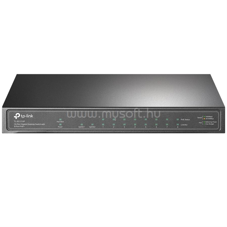 TP-LINK TL-SG1210P 10-Port Gigabit Desktop Switch