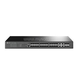 TP-LINK TL-SG3428XF Switch 20x1000Mbps + 4xGigabit SFP kombó + 4x10G SFP+ + 1xkonzol port, Menedzselhető TL-SG3428XF small