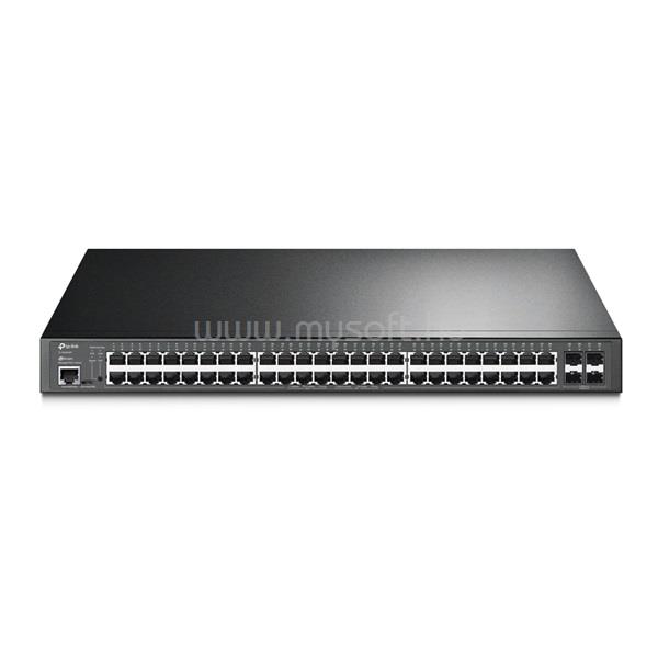 TP-LINK TL-SG3452P JetStream 48xGbE PoE LAN 4xGbE SFP port L2+ menedzselhető PoE+ switch