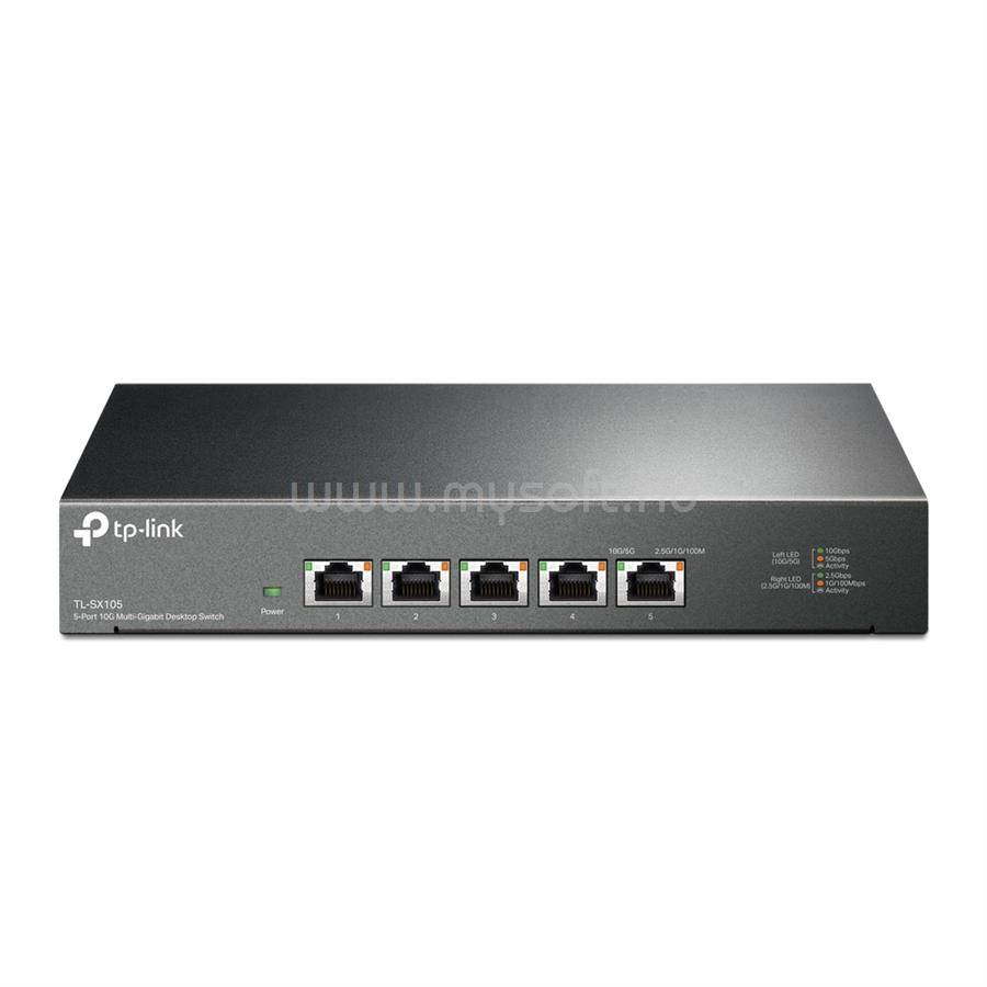 TP-LINK TL-SX105 Switch 5x10Gbps, Fémházas Asztali