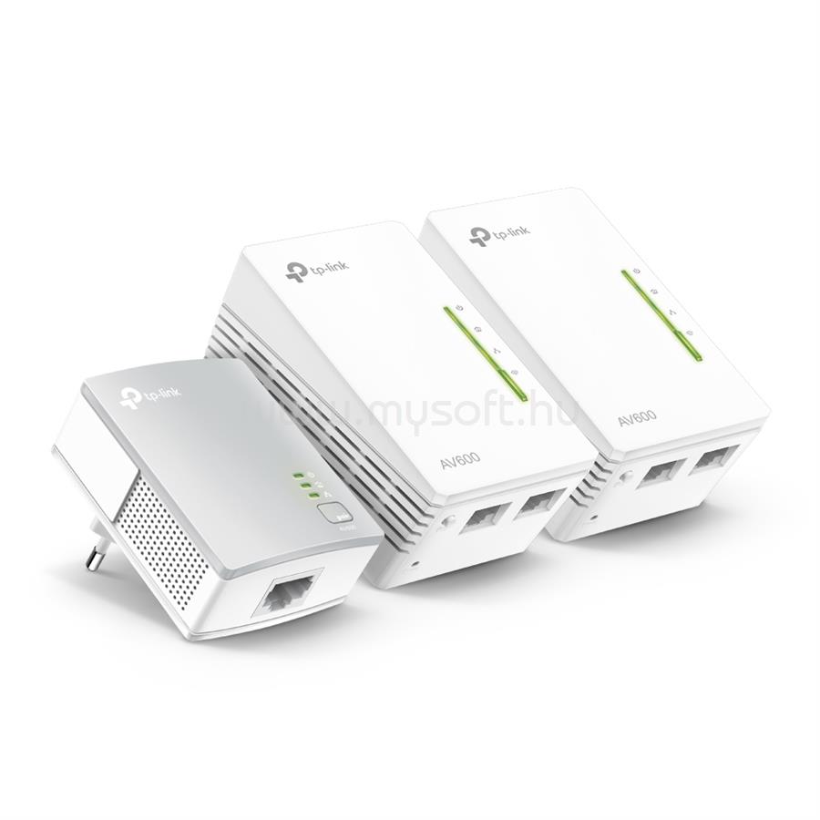 TP-LINK TL-WPA4220-TKIT AV600 Powerline Wi-Fi 3-pack Kit