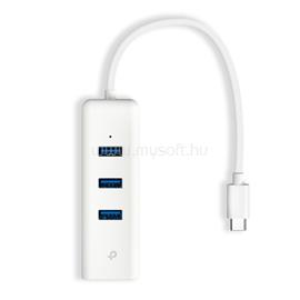 TP-LINK UE330C USB Type-C 3-Port Hub & Gigabit Ethernet Adapter UE330C small
