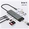 TP-LINK USB Type-C HUB 9 portos 1xHDMI + 1xLAN + 1xPD 100W + 1xUSB-C, 3xUSB +2xKártyaolvasó, UH9120C UH9120C small
