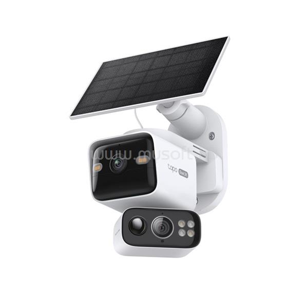 TP-LINK Wireless Kamera Cloud kültéri Dual + Okos Solar Panel IP65 1xSIM foglalat, TAPO C645D KIT