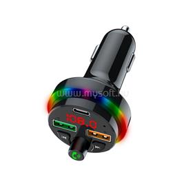 TRACER CarSynk, 25 W, USB-C, Bluetooth, Töltés funkció, MP3-lejátszó, FM transmitter TRACAU47754 small