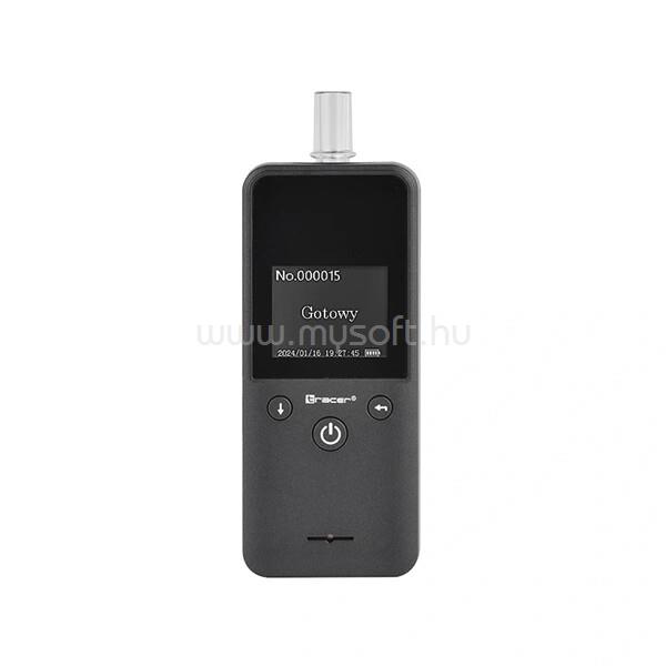 TRACER CLARIX EZ-4, LCD, elektrokémiai érzékelő, akkumulátor elektronikus alkoholszonda (fekete)