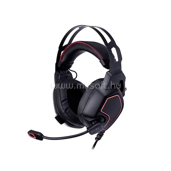 TRACER Raptor V2 GameZone Mini Jack/USB vezetékes gamer headset (fekete)