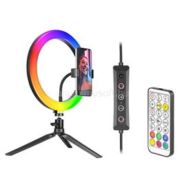 TRACER Ring Light 8 W/26 cm/600-1700 lm/RGB/gyűrűs LED lámpa mini állvánnyal TRAOSW46807 small