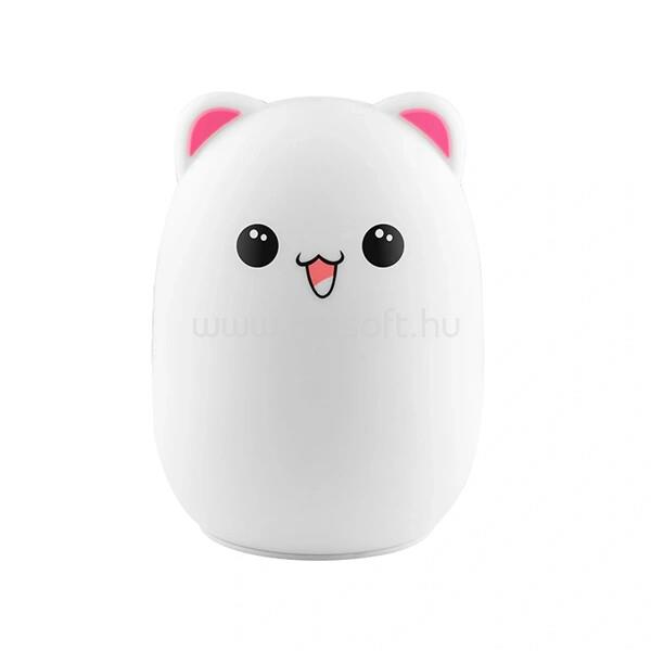 TRACER Teddy Bear, RGB LED, 5 színtónus, 4 világítási mód, Szilikon, Vezeték nélküli, éjszakai lámpa