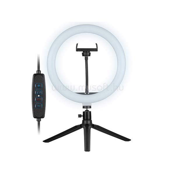 TRACER TRAOSW46747 Ring Light 10 W/26 cm/600-1300 lm/gyűrűs LED lámpa mini állvánnyal