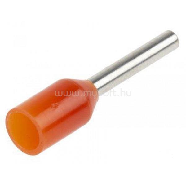 TRACON E020 0.5 mm2 100 db Szigetelt narancs érvéghüvely