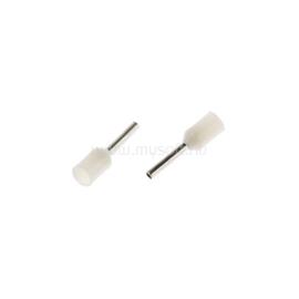TRACON E060 0.75 mm2 100 db Szigetelt fehér érvéghüvely TRACON_E060 small